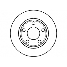 NBD1172 NATIONAL Тормозной диск