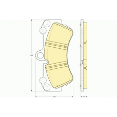 6115479 GIRLING Комплект тормозных колодок, дисковый тормоз