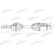 PDS0617 PATRON Приводной вал