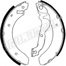 17093 fri.tech. Комплект тормозных колодок