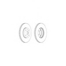 DDF1780C FERODO Тормозной диск