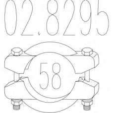 02.8295 MTS Соединительные элементы, система выпуска