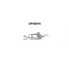 OP40816 VENEPORTE Глушитель выхлопных газов конечный