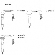 600/368 BREMI Комплект проводов зажигания