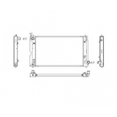 53765 NRF Радиатор, охлаждение двигателя