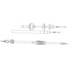 VW01179 KAWE Трос, управление сцеплением