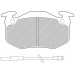 FDB537 FERODO Комплект тормозных колодок, дисковый тормоз