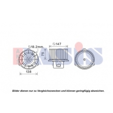 518095N AKS DASIS Вентилятор салона