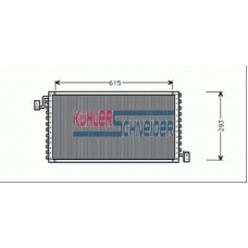 2520201 KUHLER SCHNEIDER Конденсатор, кондиционер