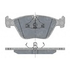 SP 138 SCT Комплект тормозных колодок, дисковый тормоз