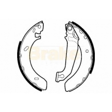 SH2254 BRAKE ENGINEERING Комплект тормозных колодок