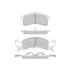 12-0789 E.T.F. Комплект тормозных колодок, дисковый тормоз