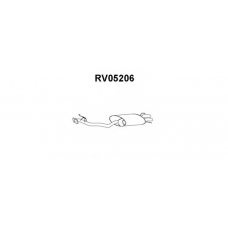 RV05206 VENEPORTE Глушитель выхлопных газов конечный