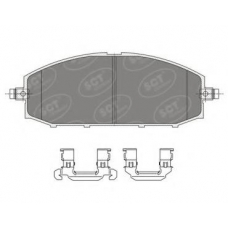 SP 332 SCT Комплект тормозных колодок, дисковый тормоз
