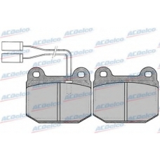AC058022D AC Delco Комплект тормозных колодок, дисковый тормоз