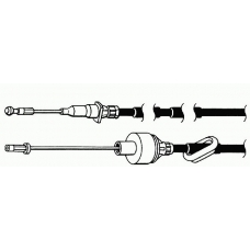 FO01151 CEF Трос, управление сцеплением