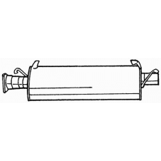 32404 SIGAM Средний глушитель выхлопных газов