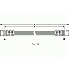 9001295 GIRLING Тормозной шланг