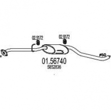 01.56740 MTS Средний глушитель выхлопных газов