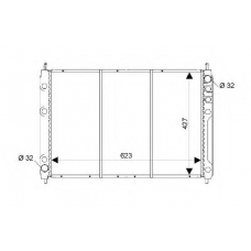 QER1362 QUINTON HAZELL Радиатор, охлаждение двигателя