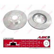 C3X031ABE ABE Тормозной диск