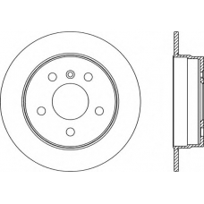 BDA2311.10 OPEN PARTS Тормозной диск