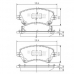 J3602101 NIPPARTS Комплект тормозных колодок, дисковый тормоз