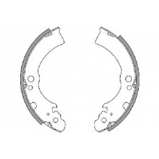 30466 SPIDAN Комплект тормозных колодок
