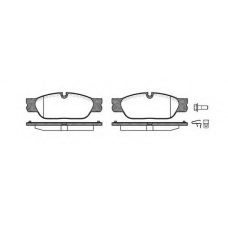 P6313.20 WOKING Комплект тормозных колодок, дисковый тормоз