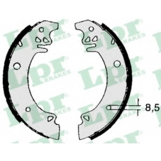 02751 LPR Комплект тормозных колодок