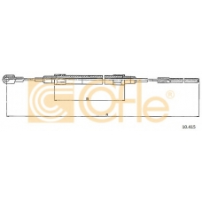 10.415 COFLE Трос, стояночная тормозная система