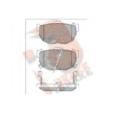 RB1144 R BRAKE Комплект тормозных колодок, дисковый тормоз