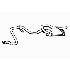 03796 WALKER Глушитель выхлопных газов конечный