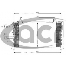 300425 ACR Конденсатор, кондиционер