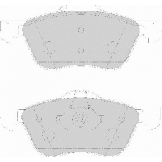 FD7131A NECTO Комплект тормозных колодок, дисковый тормоз