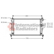 37002359 VAN WEZEL Радиатор, охлаждение двигателя