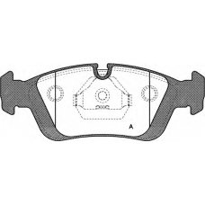 BPA0384.00 OPEN PARTS Комплект тормозных колодок, дисковый тормоз