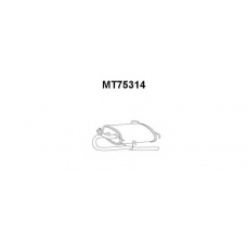 MT75314 VENEPORTE Глушитель выхлопных газов конечный