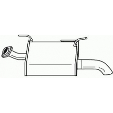 38643 SIGAM Глушитель выхлопных газов конечный