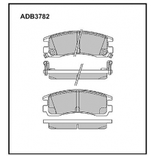 ADB3782 Allied Nippon Тормозные колодки