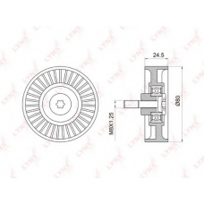 PB-5024 LYNX Ролик натяжной ремня mercedes