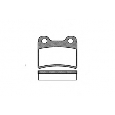 P5173.00 WOKING Комплект тормозных колодок, дисковый тормоз