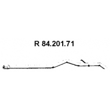 84.201.71 EBERSPACHER Труба выхлопного газа