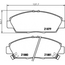 8DB 355 016-631 HELLA PAGID Комплект тормозных колодок, дисковый тормоз