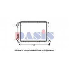 300220N AKS DASIS Радиатор, охлаждение двигателя