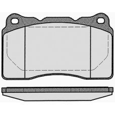 604.3 RAICAM Комплект тормозных колодок, дисковый тормоз