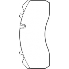 CVP082K DON Комплект тормозных колодок, дисковый тормоз
