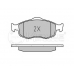 025 213 9618/W MEYLE Комплект тормозных колодок, дисковый тормоз