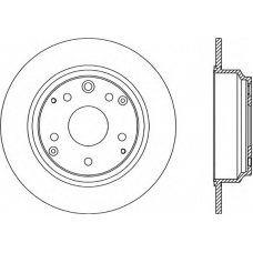 BDR2188.10 OPEN PARTS Тормозной диск