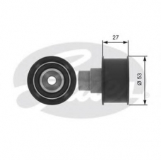 T42080 GATES Паразитный / ведущий ролик, зубчатый ремень